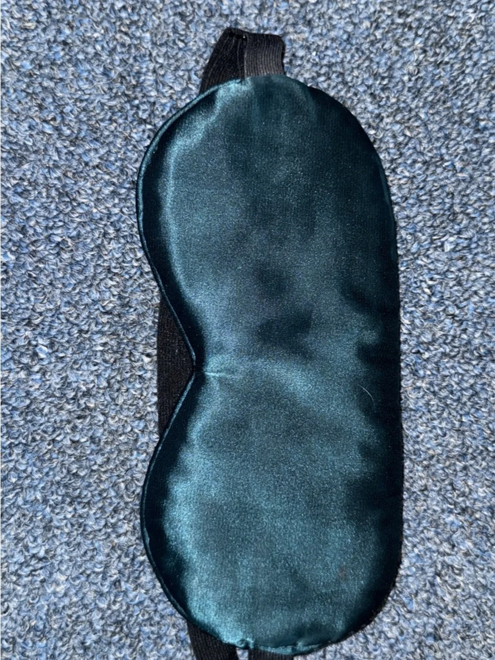 Silk-Like Dark Teal Sleep Mask for Men